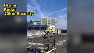 Airport Drone Security Radar 10km All Weather