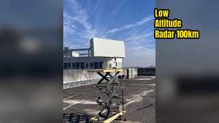 Radar basse altitude, portée de 100 km, résolution de 1 m